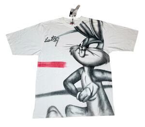 Vintage 90s Lot29 Bugs Bunny AOP T-Shirt
